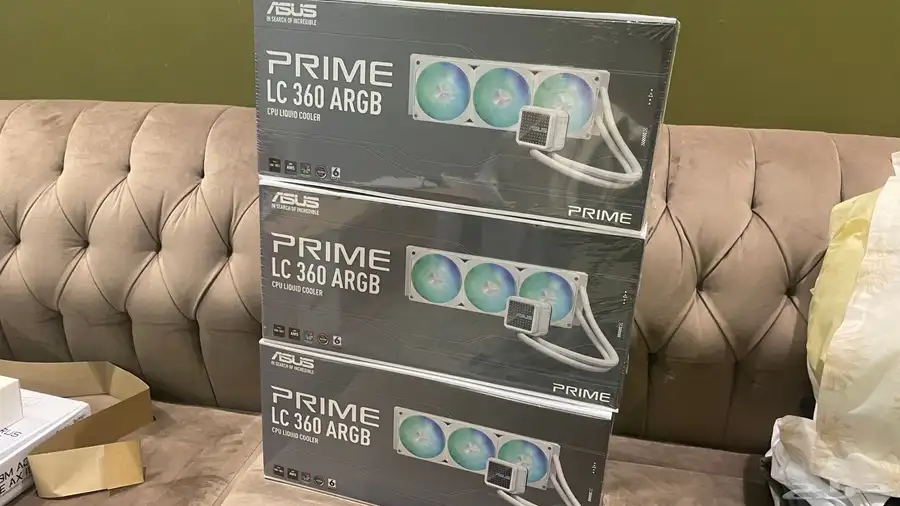مبرد مائي ASUS Prime LC 360 ARGB White   جديد بكرتونه 0