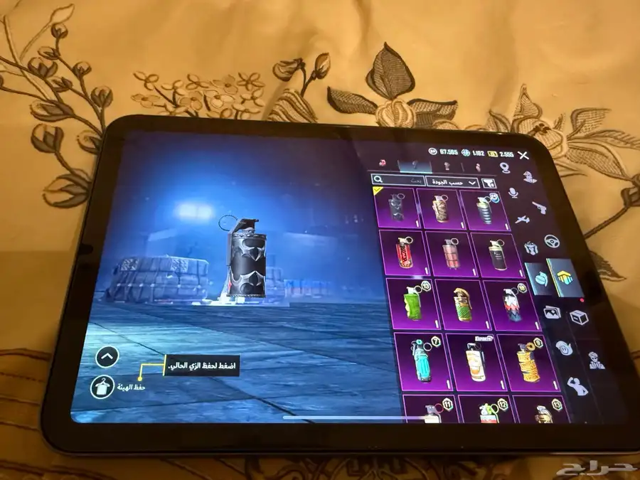 ايباد مني 6 وحساب ببجي اسطوري 62