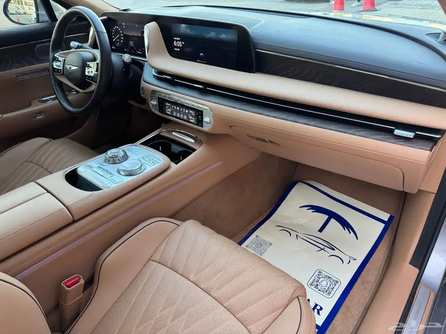 جنسس G90 رويال 2023 عداد 8 الاف على الضمان 11