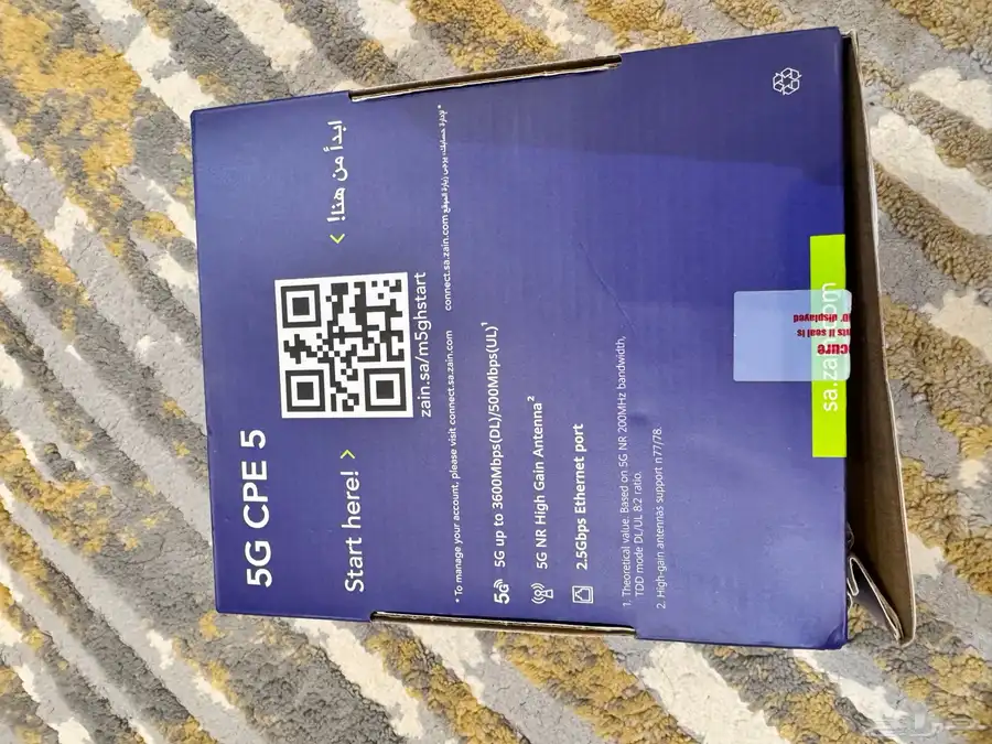 راوتر هواوي cpe5 5G مفتوح جميع الشرايح 4
