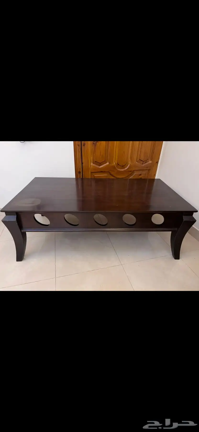 طاوله خشب ماليزي ممتاز ( لكن من فوق فيها بقعه ) 0