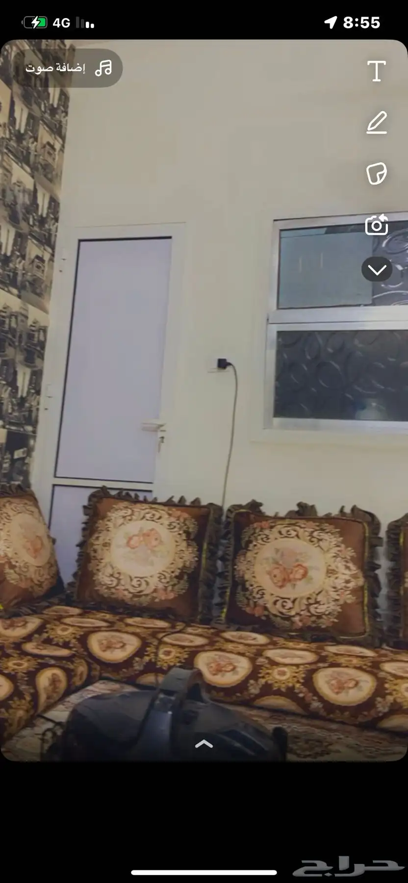 باب ألمنيوم جديد واصلي ومعه المفتاح 0