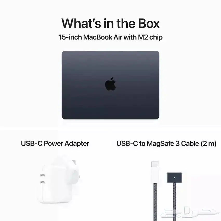 ابل ماك بوك اير إم15.3  2 بوصة 3
