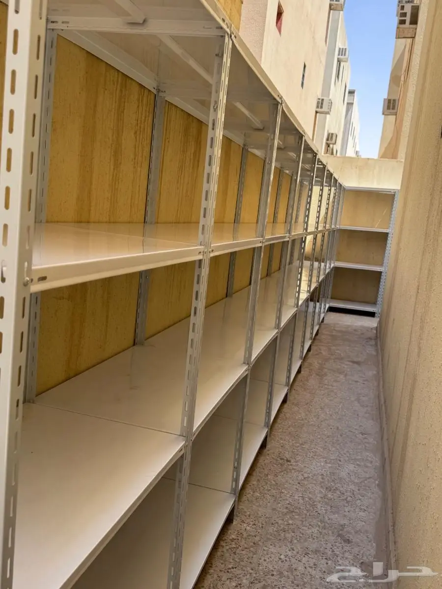 رفوف مستودعات للمحلات ومستودعات المنازل تفصيل حسب الطلب 0