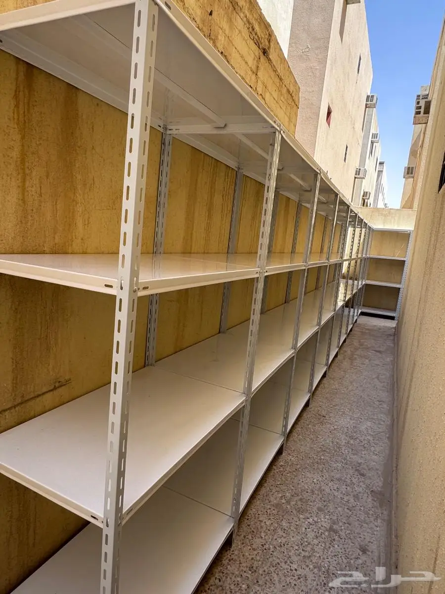 رفوف مستودعات للمحلات ومستودعات المنازل تفصيل حسب الطلب 4