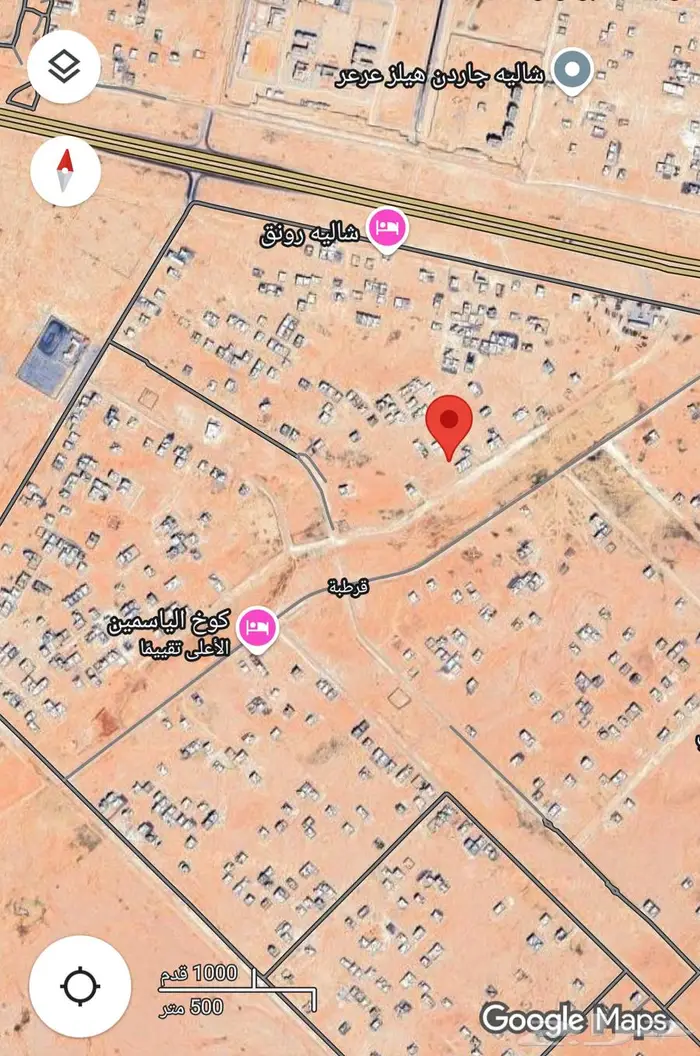 للبيع أرض سكنية في حي قرطبة بعرعر 0