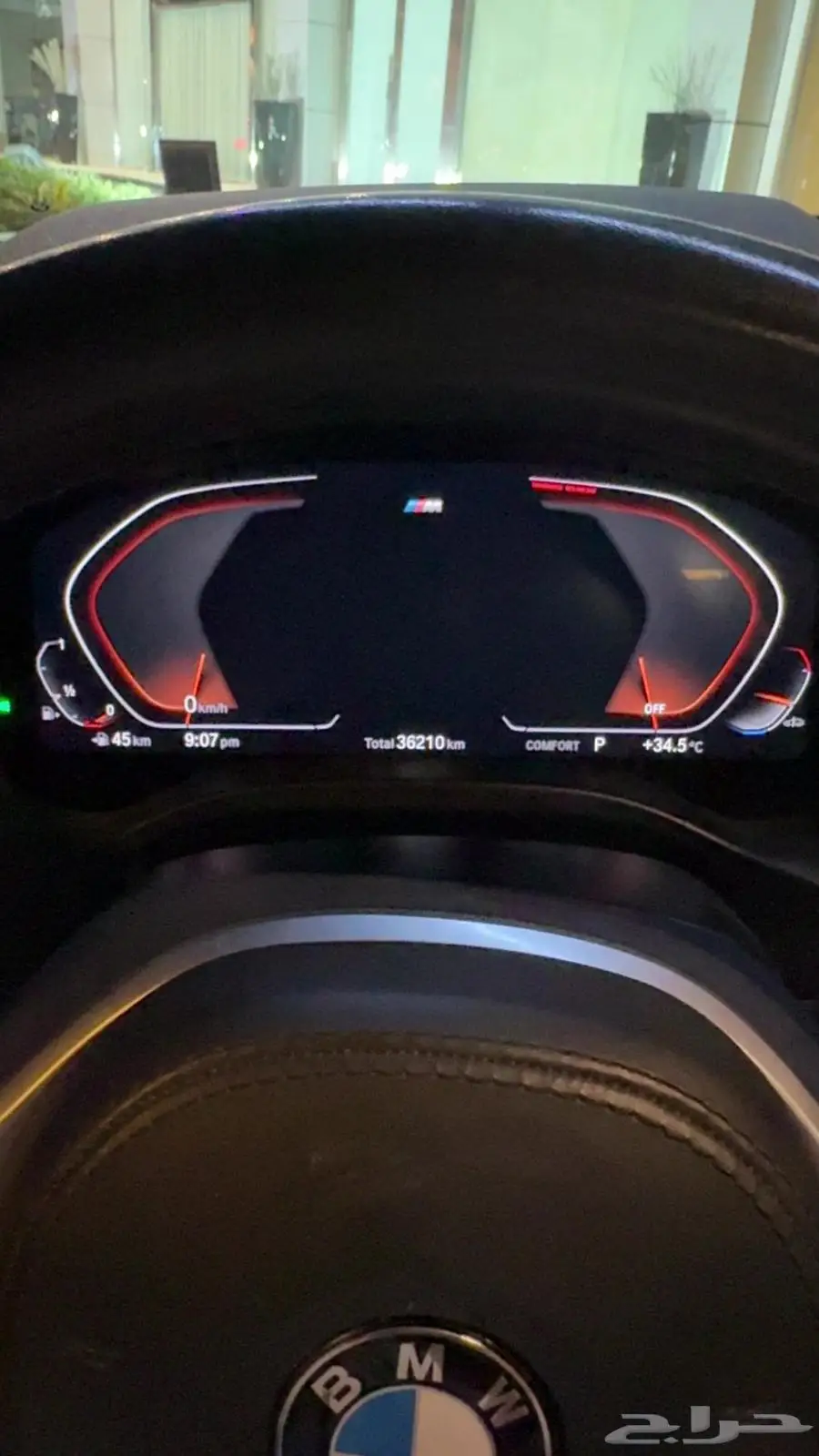 للبيع بيام X4 سعودي ناغي اسود داخلي احمر 2022 6