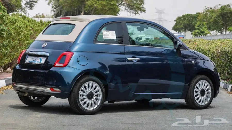 فيات 500 cabrio 2024 خليجي اصفار مع ضمان الوكيل 6