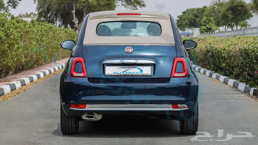 فيات 500 cabrio 2024 خليجي اصفار مع ضمان الوكيل 5