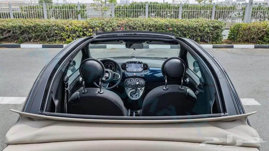 فيات 500 cabrio 2024 خليجي اصفار مع ضمان الوكيل 23