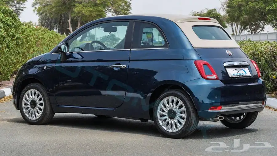 فيات 500 cabrio 2024 خليجي اصفار مع ضمان الوكيل 4