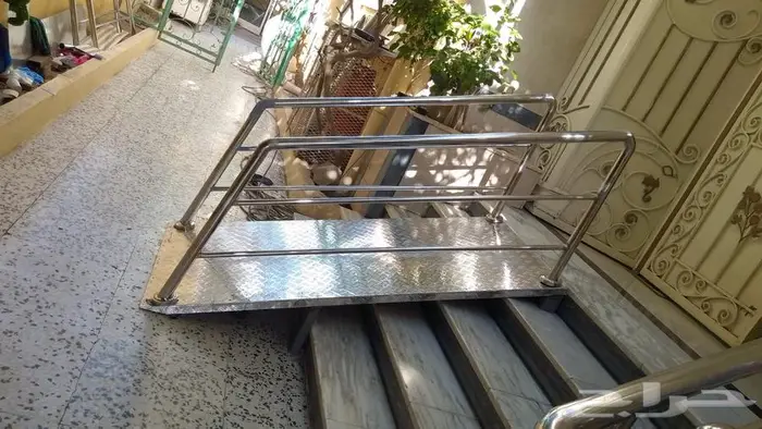 درابزين استليس استيل فضي استيل استاليس 1