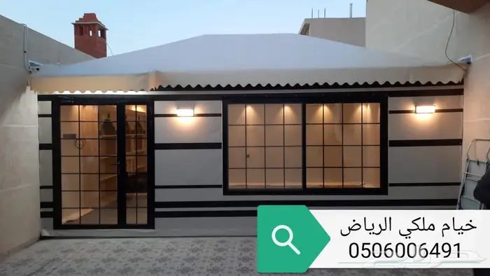 سواتر شرايح حديد خيام pvc مشبات الرياض 10