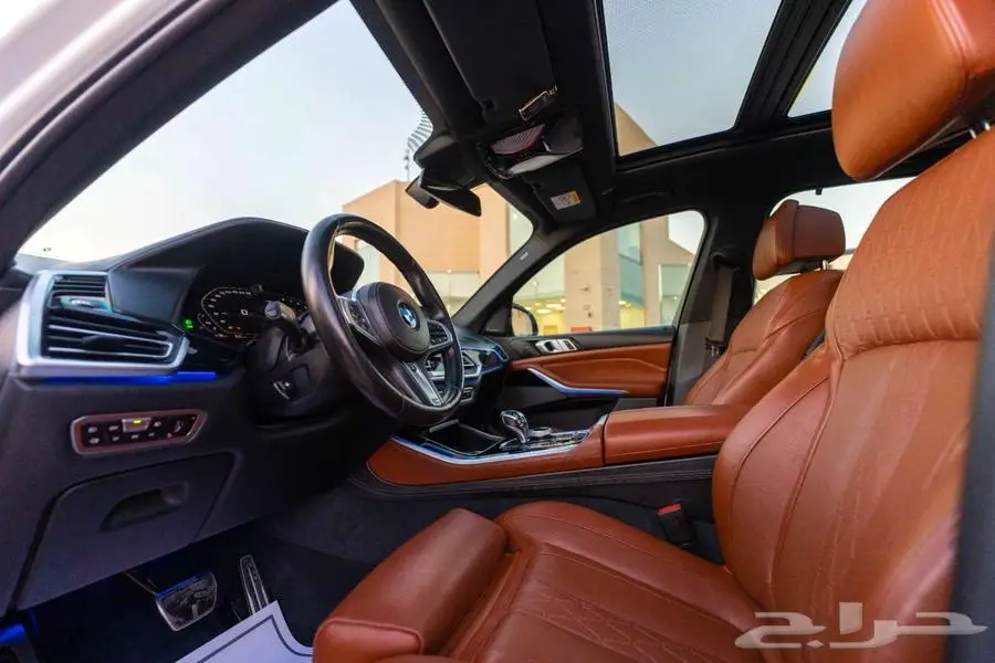 BMW X5 V8 2019 ابيض خليجي معدل 2024 8