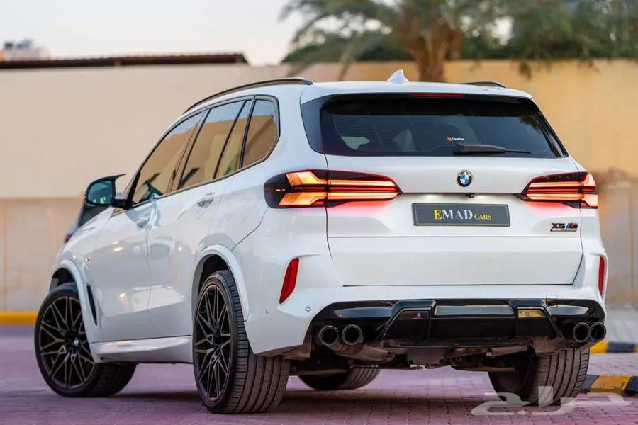 BMW X5 V8 2019 ابيض خليجي معدل 2024 3