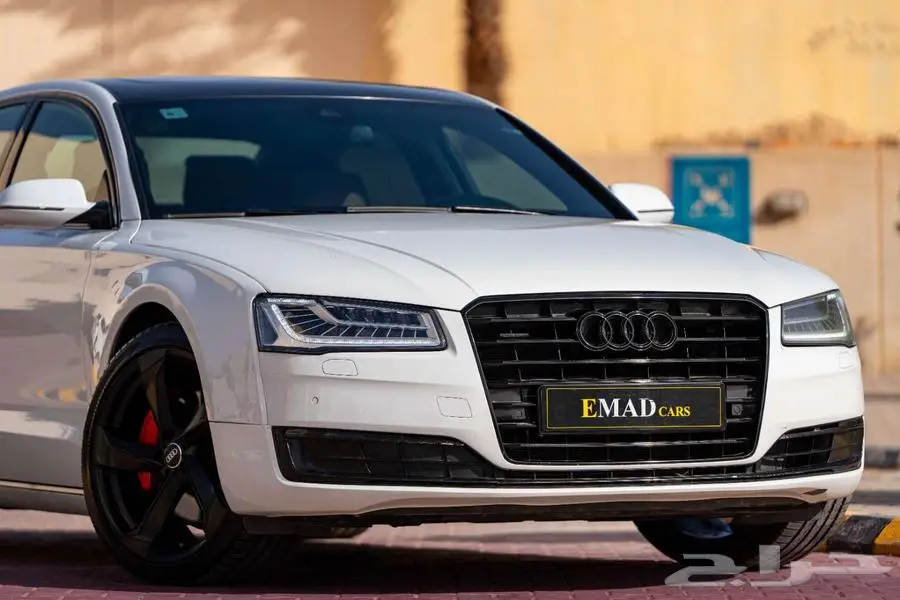 اودي A8L ابيض 2017 1