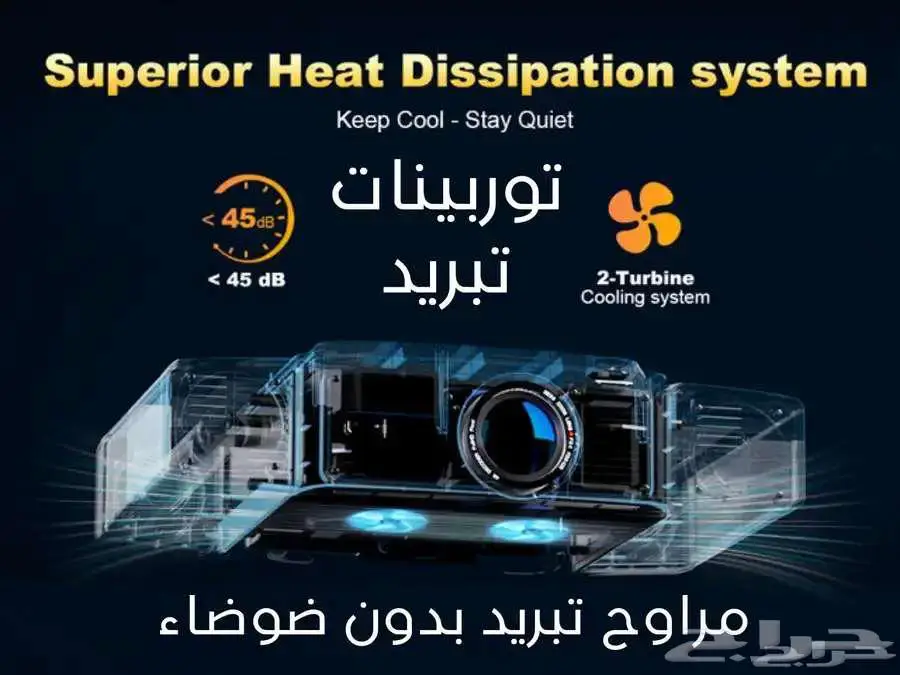 بروجكتر اندرويد 4K احترافي 3200 لومين Projector 4K 2