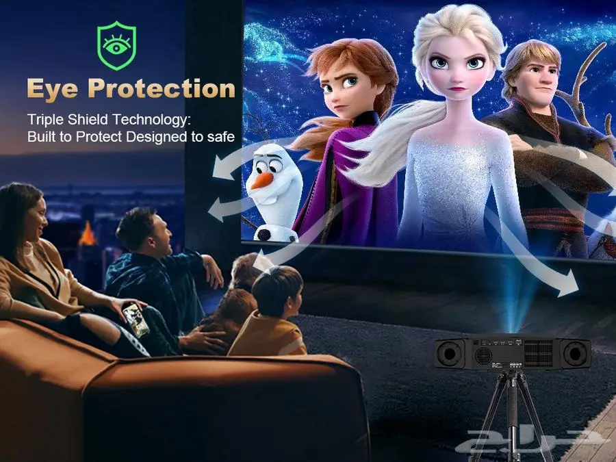 بروجكتر اندرويد 4K احترافي 3200 لومين Projector 4K 12