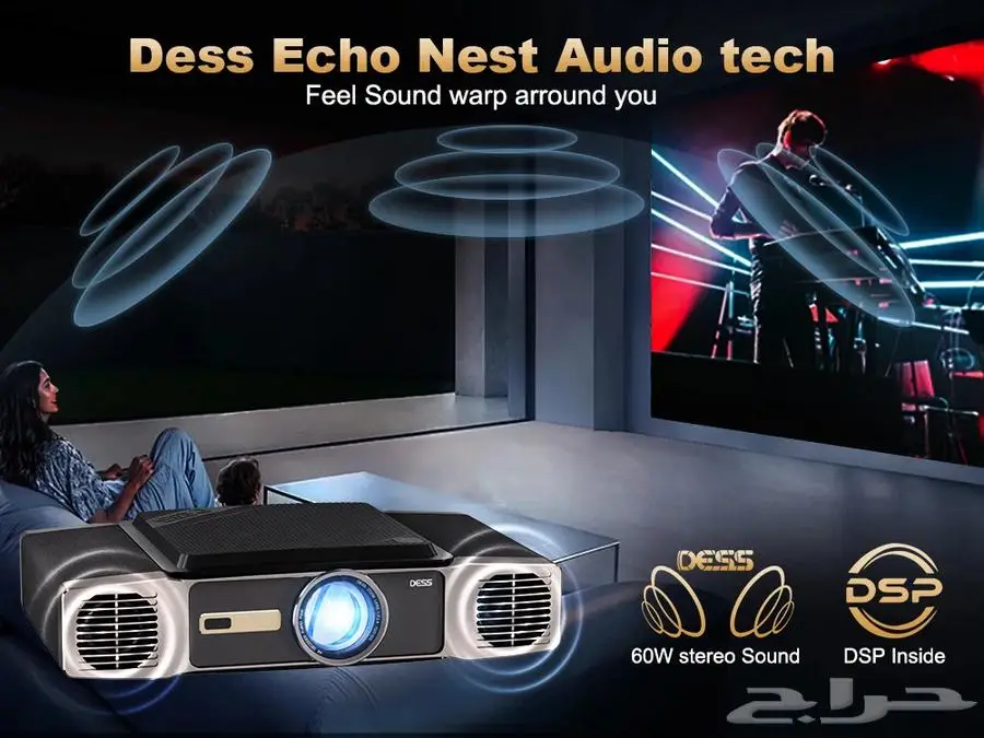 بروجكتر اندرويد 4K احترافي 3200 لومين Projector 4K 13