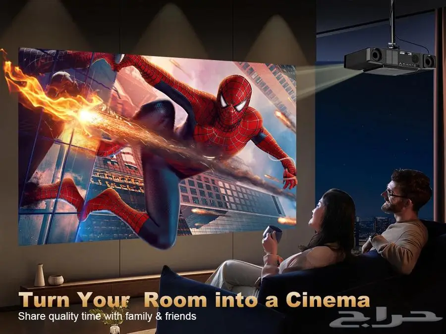 بروجكتر اندرويد 4K احترافي 3200 لومين Projector 4K 11