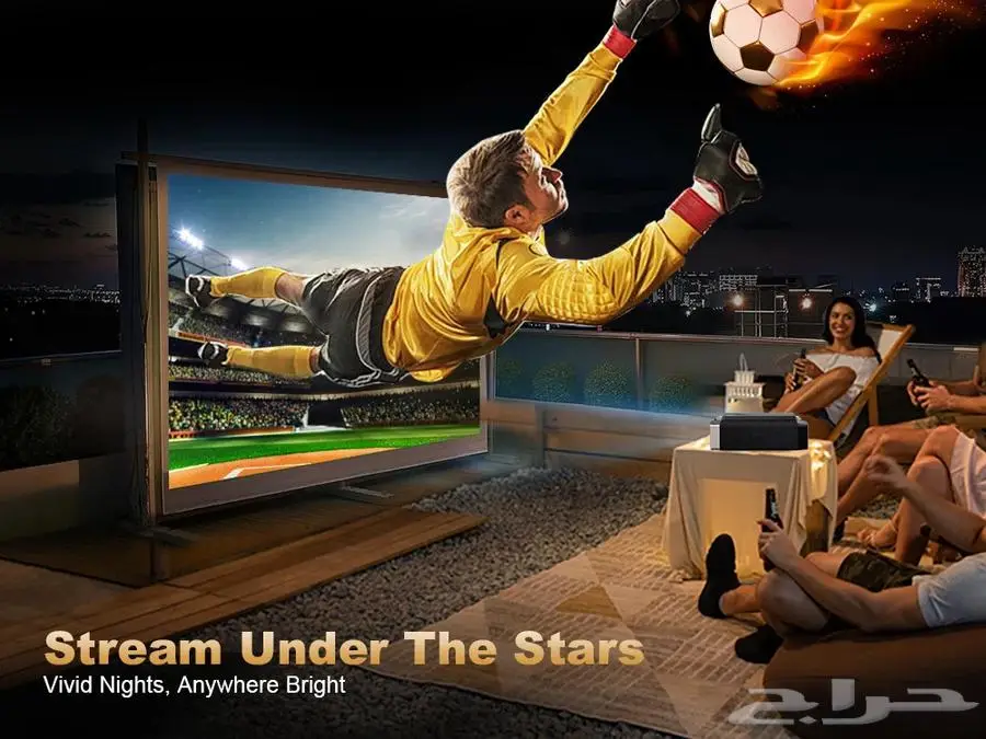 بروجكتر اندرويد 4K احترافي 3200 لومين Projector 4K 10