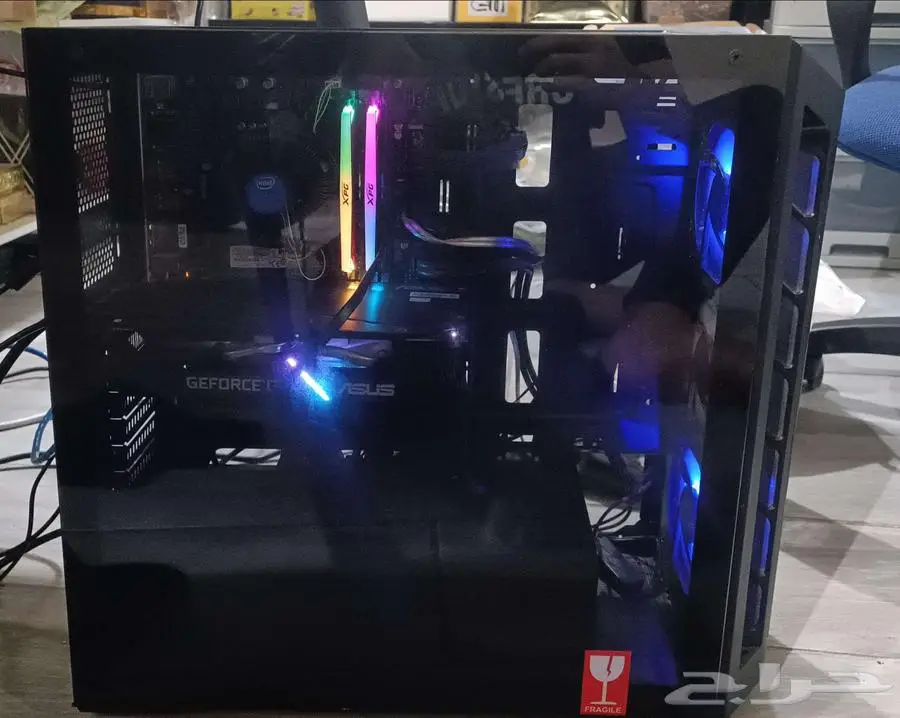 pc العاب كرت الشاشة 1660 super والمعالج i5-9400 0