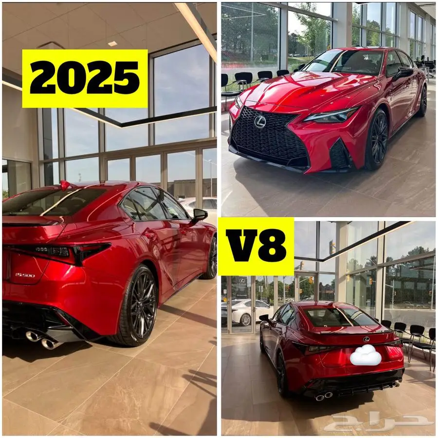 للبيع 2025 لكزس IS500 اف سبورت ((اصفار)) 0