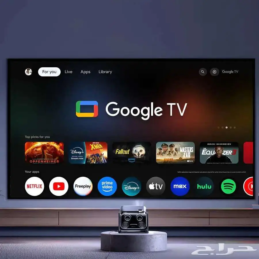 بروجكتر اندرويد 4K احترافي 3200 لومين Projector 4K 15