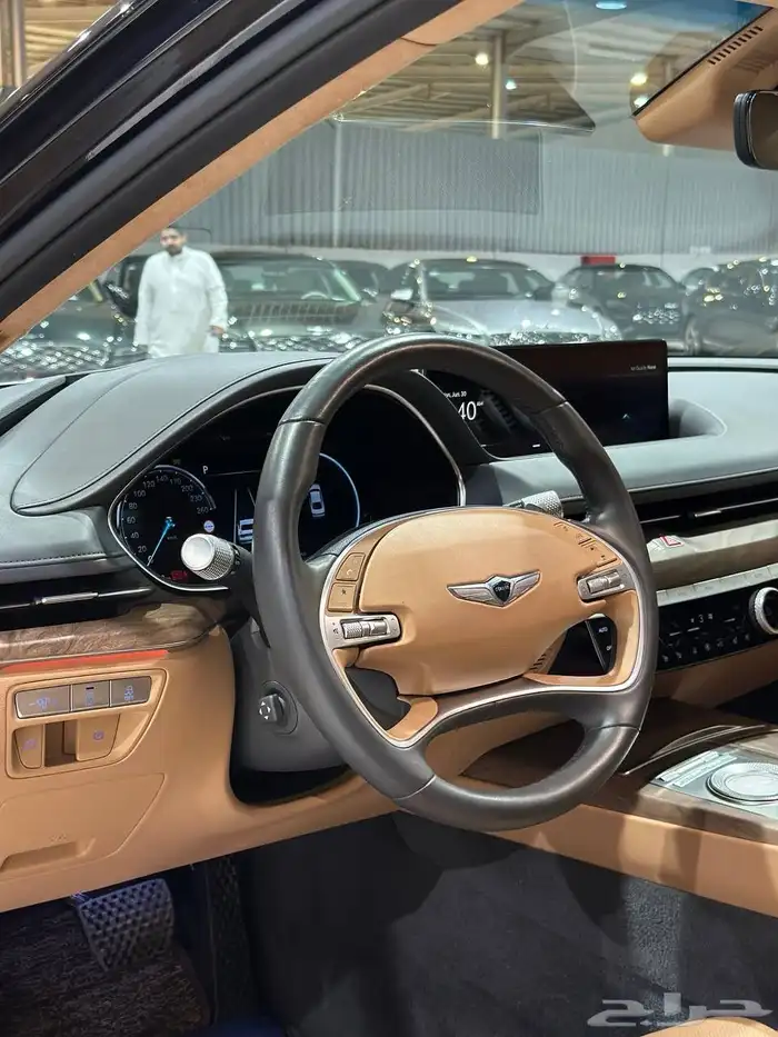 جينيسس G80 2022 V6 فل كامل . رصد الفخامة 17