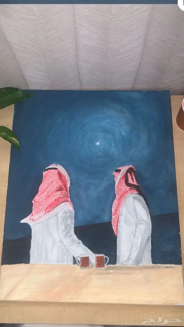 لوحه رسم مائي يدوي 0