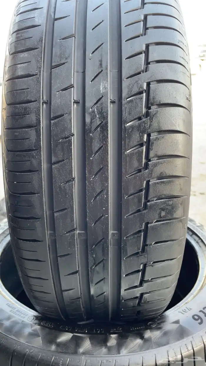 235 45 19 طقم كفرات كونتيننتال نضيف 0