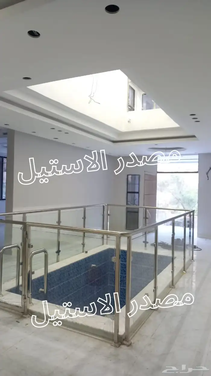 تفصيل درابزين ستيل وزجاج وحديد 5