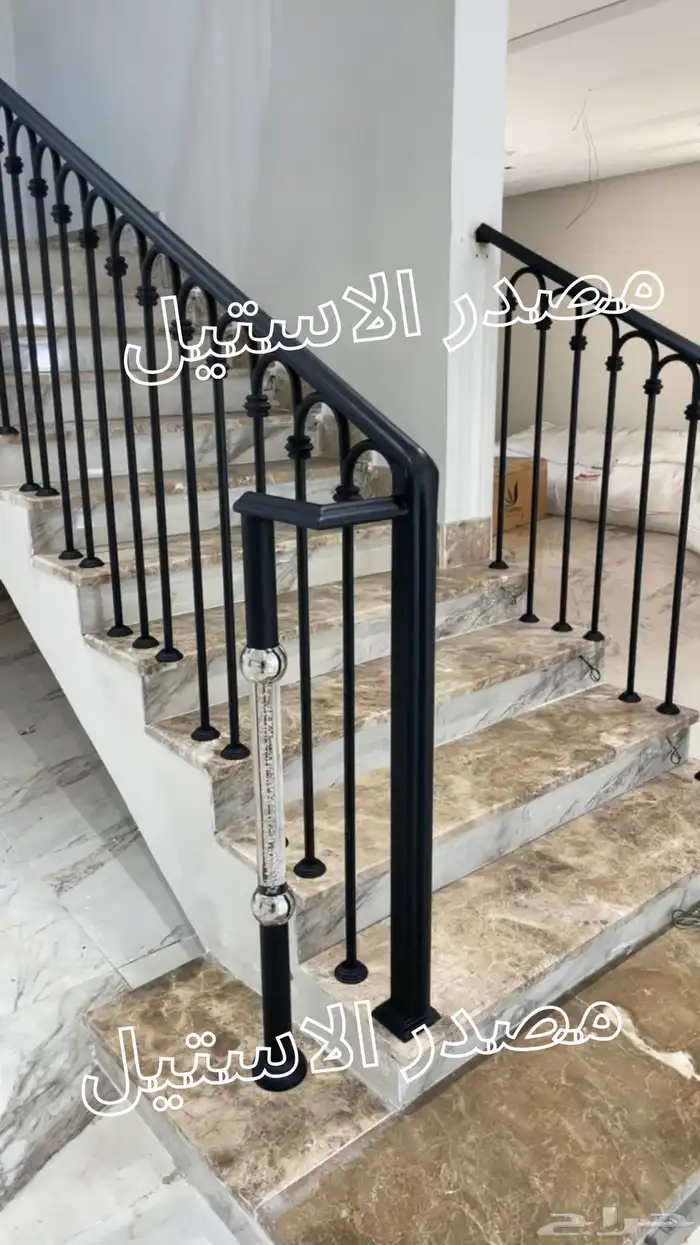 تفصيل درابزين ستيل وزجاج وحديد 1