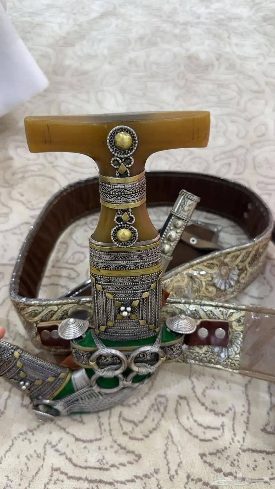 جنبية خنجر حك شبيه الزراف 0