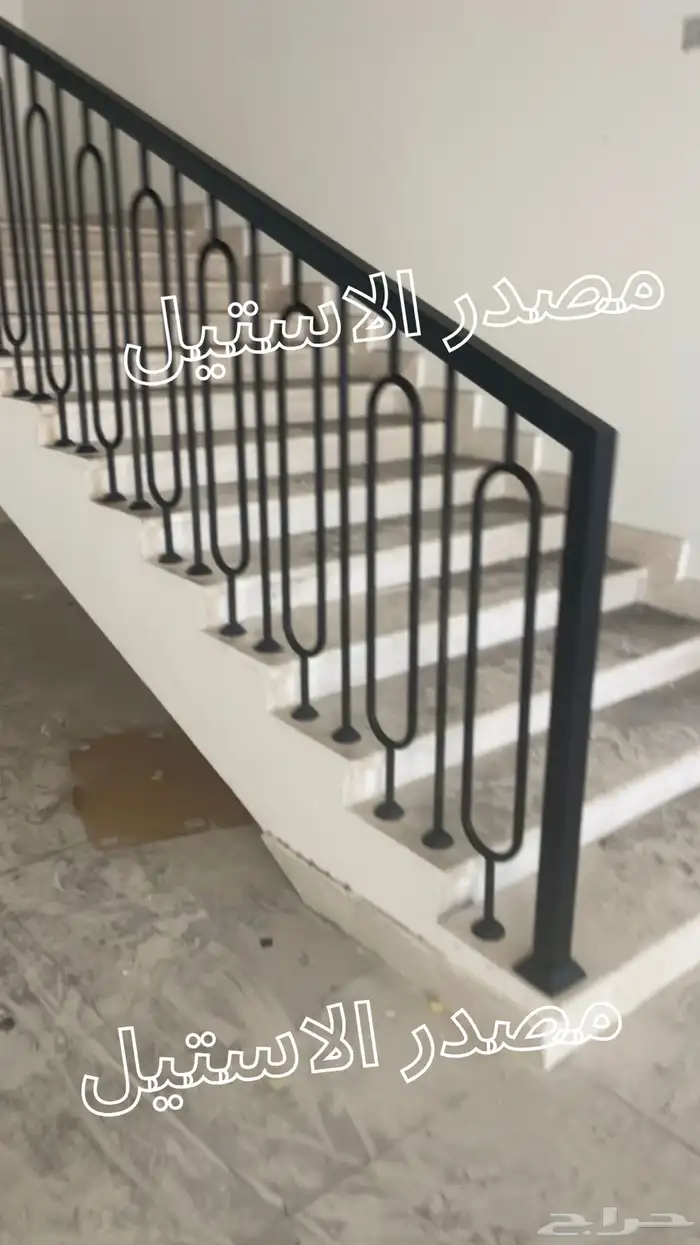 تفصيل درابزين ستيل وزجاج وحديد 2