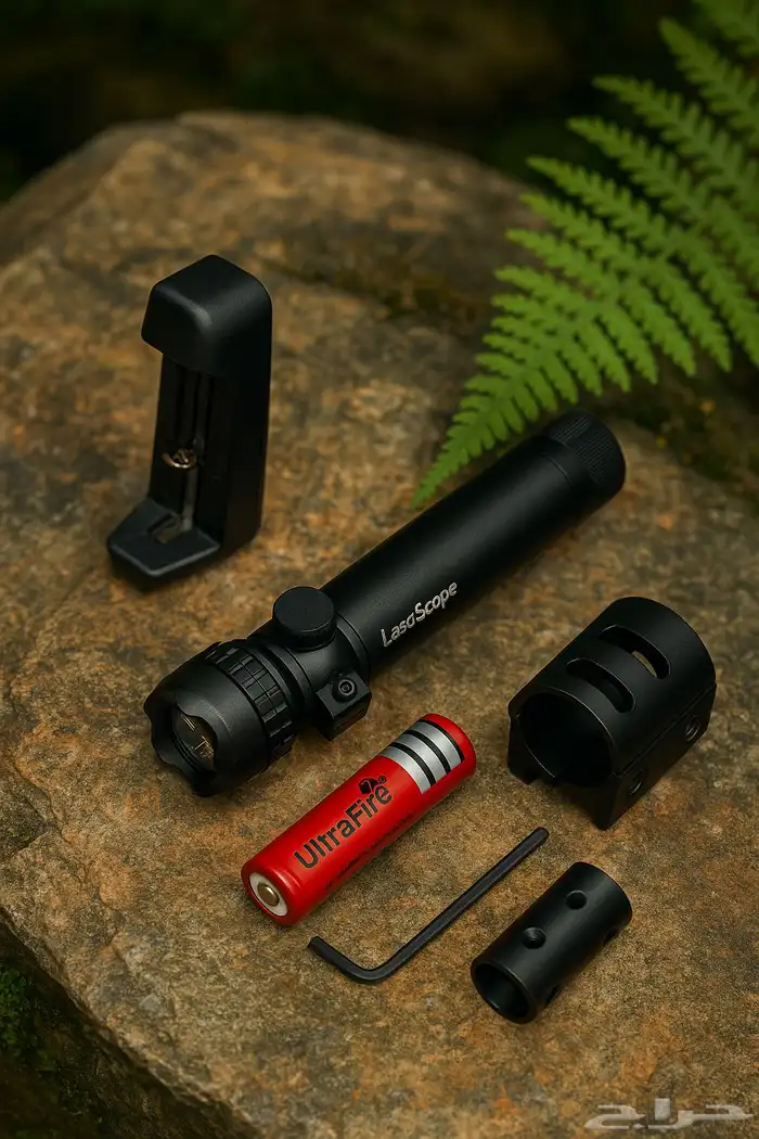 أداة ضوئية LZR اخضر مع شاحن وبطارية   لهواة البر والرحلات 0