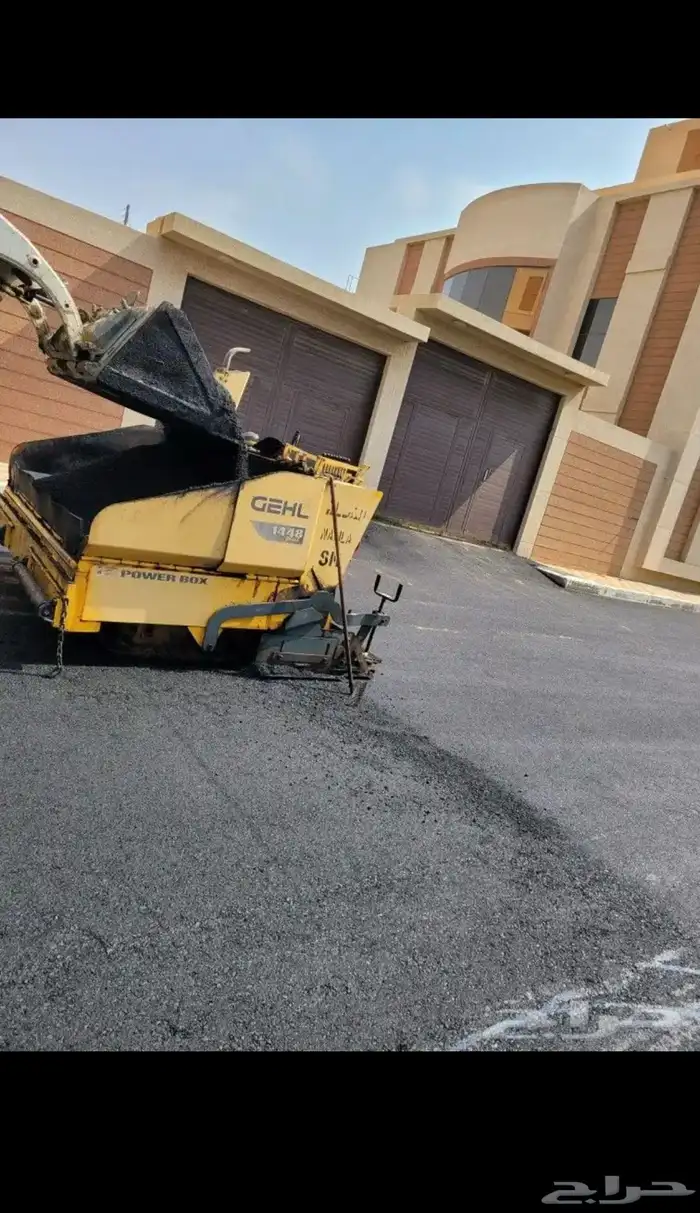عمل اسفلت عمل مبشور تاجير معدات 0