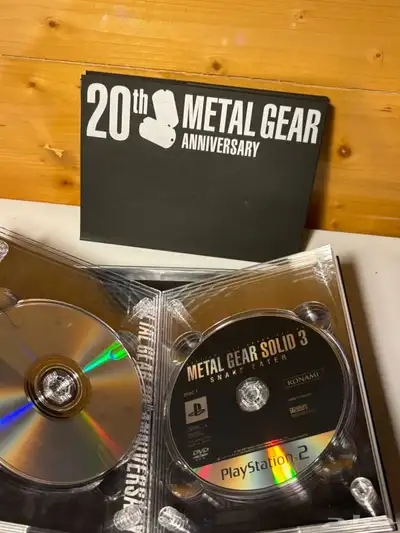 ميتل قير نسخة ال20 سنة نادرة -metal gear solid 20th 4