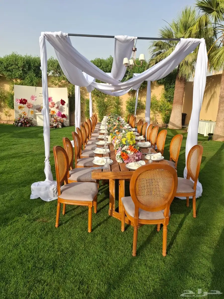 تاجير طاولات طعام قزاز خشب فيابي 8
