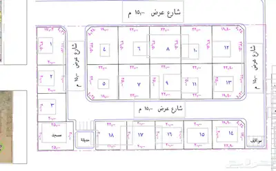 ارض سكنية خام شمال مدينة جيزان 1