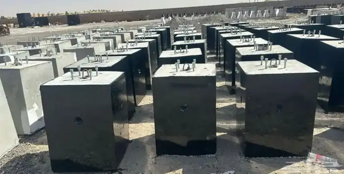 كراسي خرسانية وحاويات نفاية ومصدات تجميلية للحدائق 72
