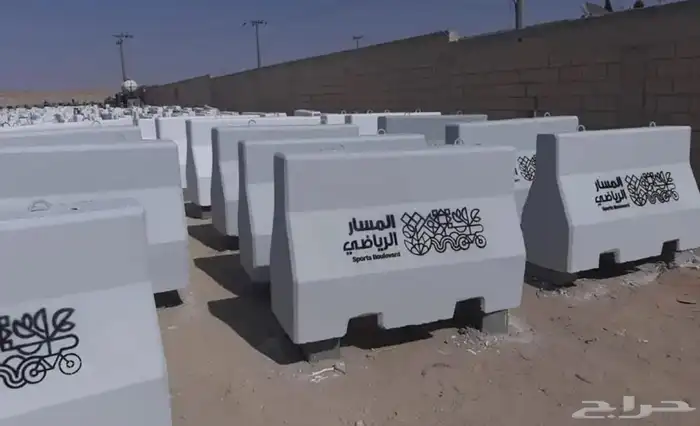 كراسي خرسانية وحاويات نفاية ومصدات تجميلية للحدائق 69
