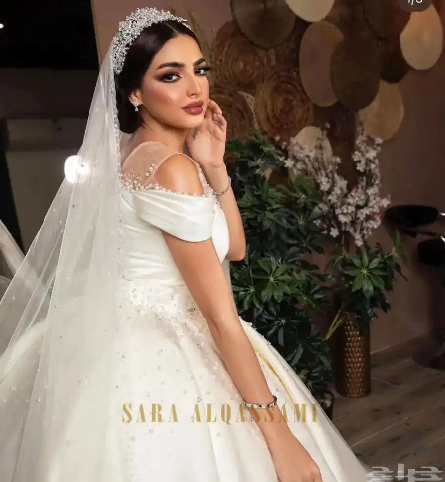 فستان زفاف من المصممه ساره القسامي 2