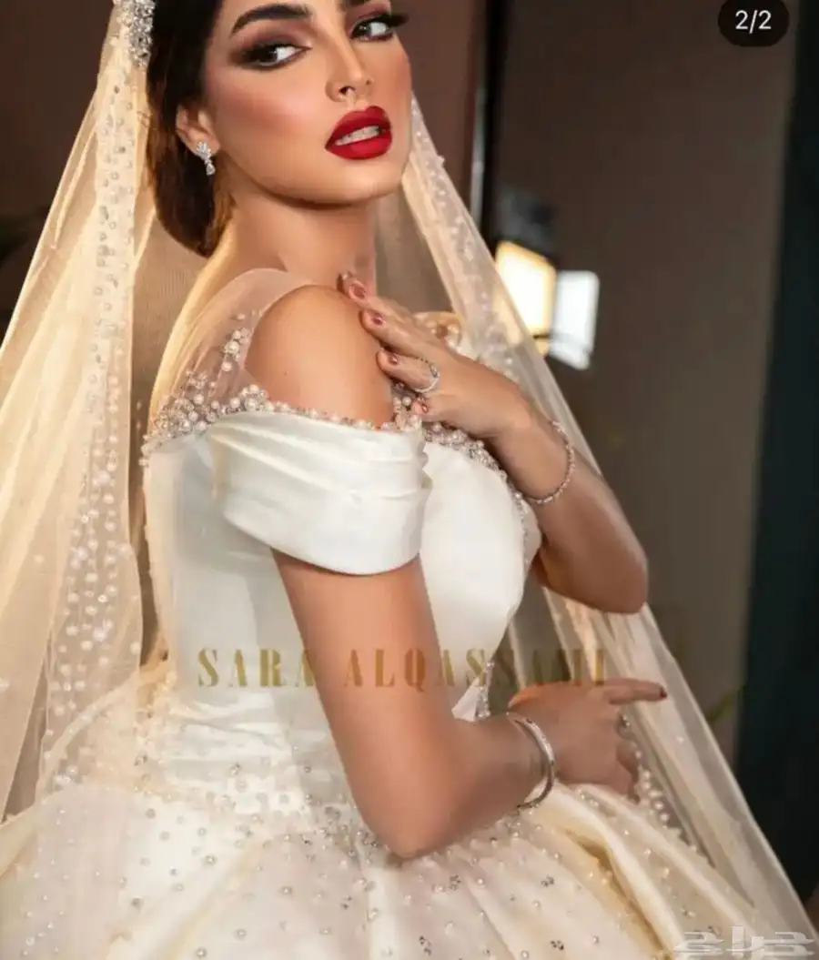 فستان زفاف من المصممه ساره القسامي 0