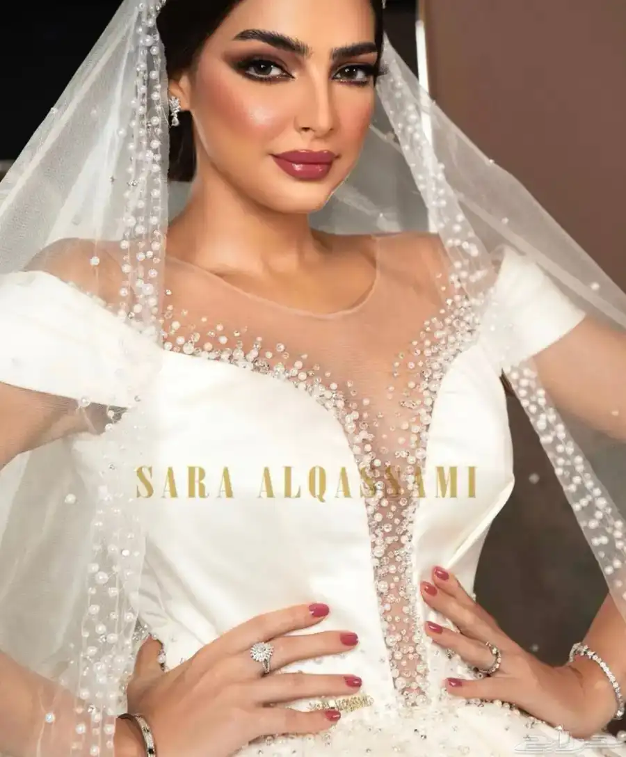 فستان زفاف من المصممه ساره القسامي 1