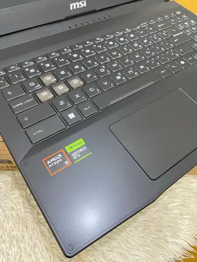 لابتوب msi katan Ryzan 9 ضمان اكسترا RTX 4070 18