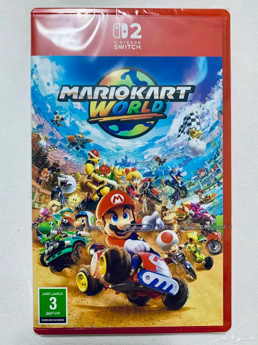 شريط لعبة ماريو كارت ورلد Game Card Mario Kart World 0