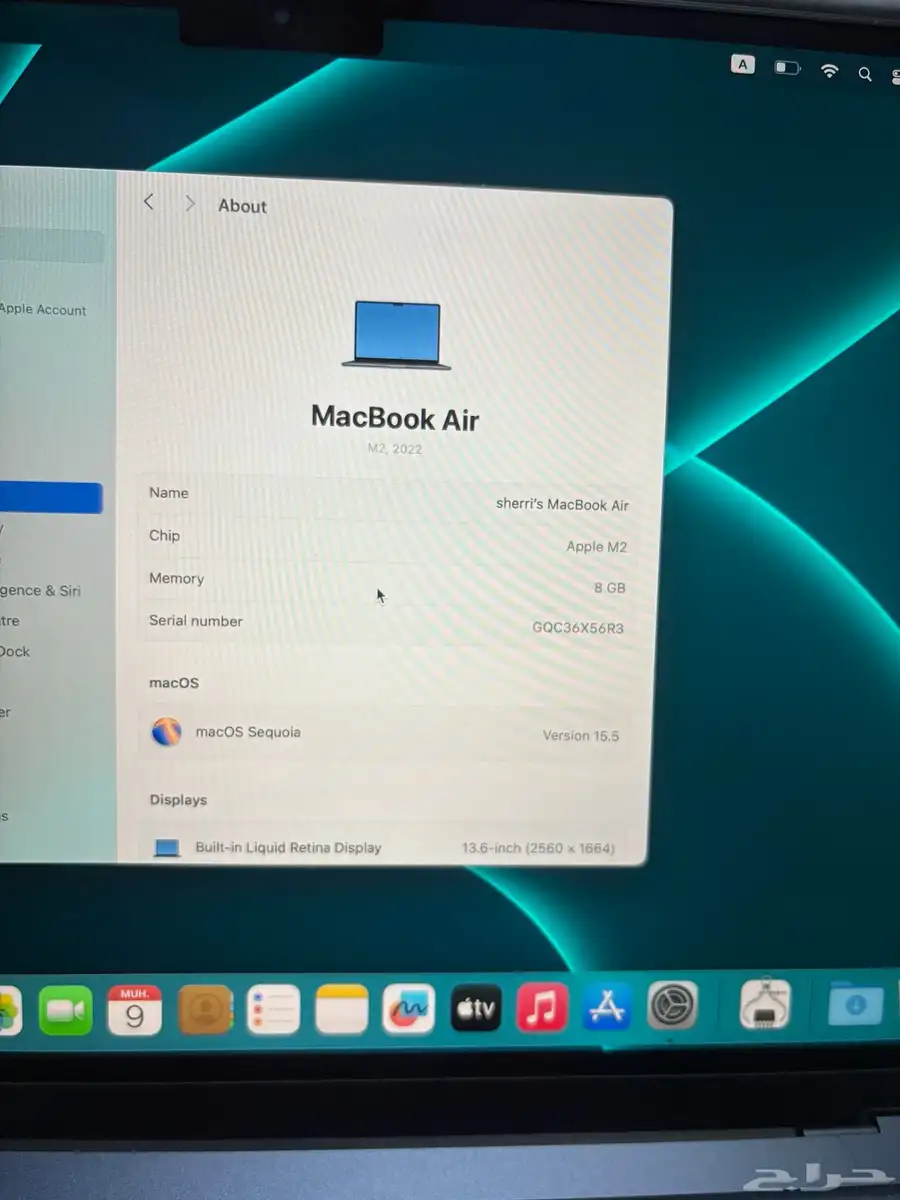 MacBook Air M2 6