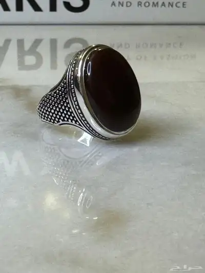 خاتم فضة 990 صياغة عارف 0