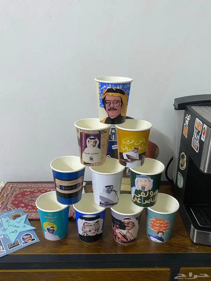 اكواب ورقية وستكير شيت 3